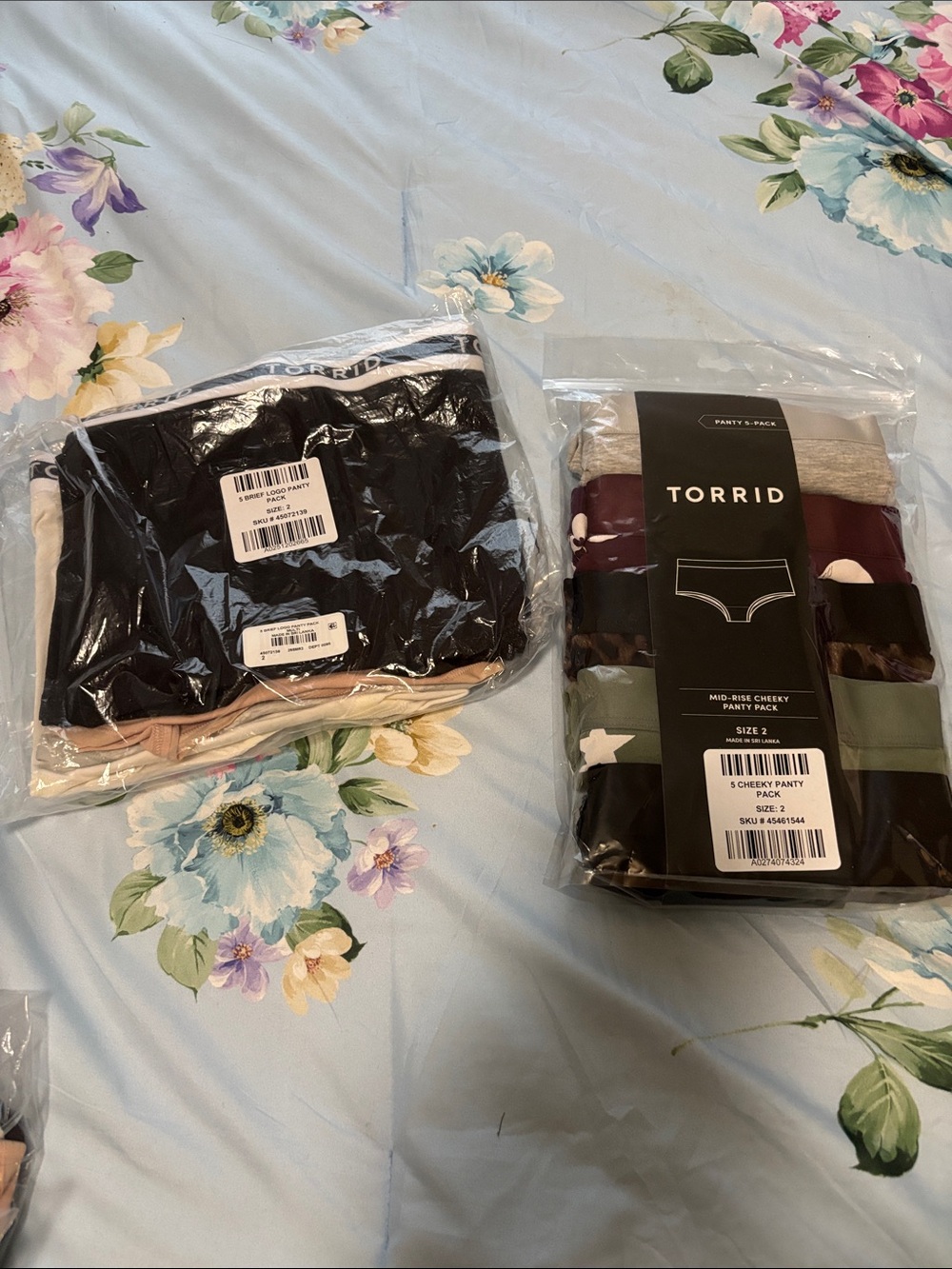Lot of 2 Torrid Panty Packs